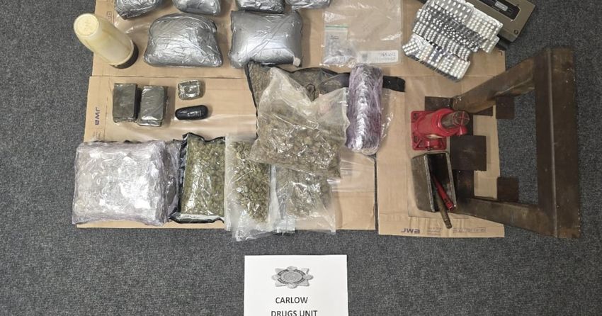  Woman arrested as drugs valued at €1.7 million seized by gardaí in Co Carlow