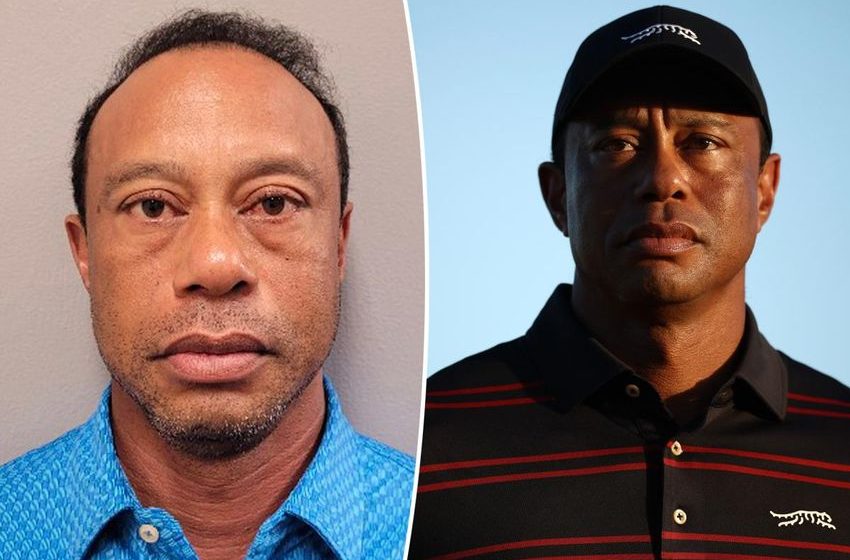  Tiger Woods’ bloodshot-eyed mugshot released after Florida car crash, DUI arrest
