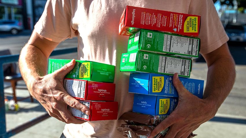  Girl Scouts troop draws buzz after runaway cookie sales outside cannabis shop