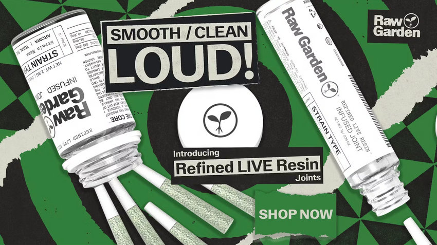  Raw Garden Launches Refined Live Resin™ Infused Joints