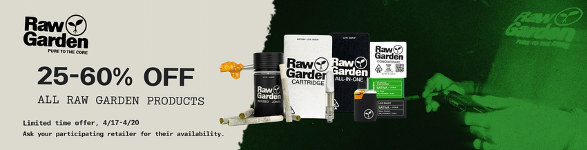  Raw Garden 4/20 Deals: Up to 60% Off California Cannabis
