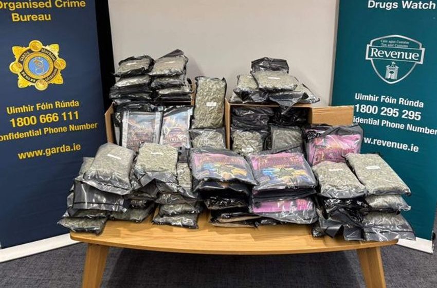  Two men arrested as gardaí seize drugs worth €1million