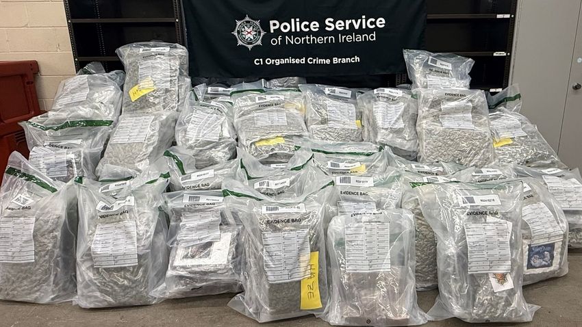  PSNI seize €4.7m of cannabis in Larne lorry search