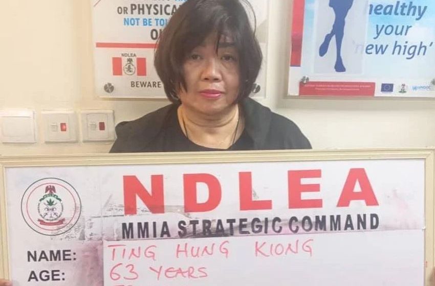  63-year-old Chinese arrested with 31kg ‘Canadian Loud’ at Lagos airport