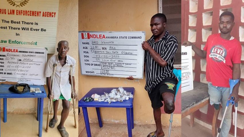  NDLEA arrests three persons with disability for drug trafficking