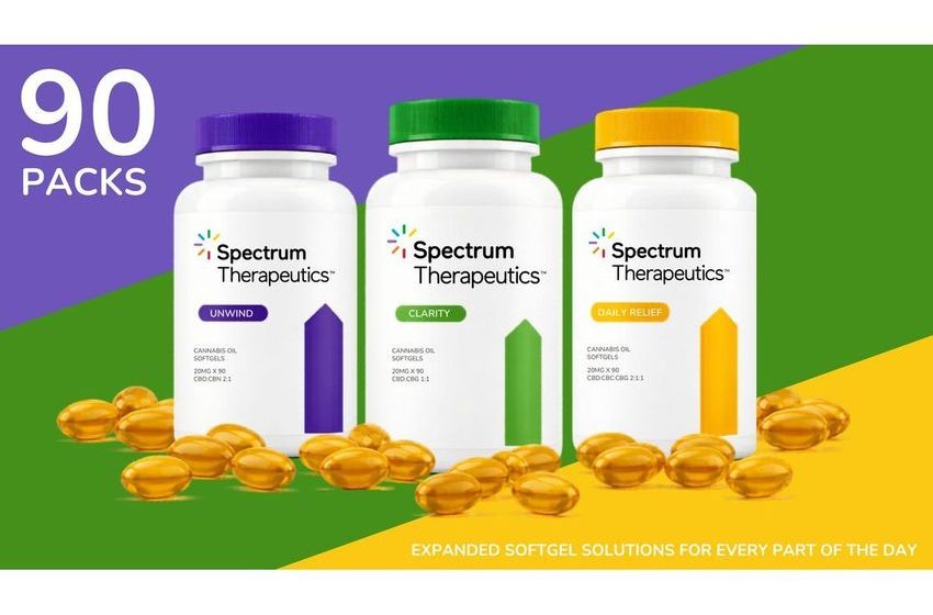  Canopy Growth and Spectrum Therapeutics Expand Medical Portfolio with New 30 and 90-Pack Softgels and Enhanced Dosing Options