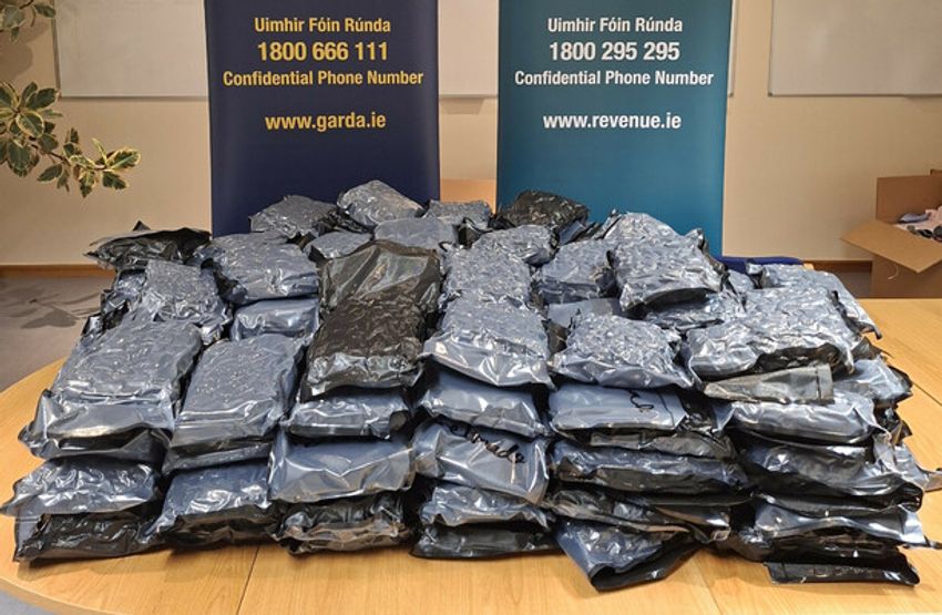  Around €1.5m worth of cannabis seized in Dublin