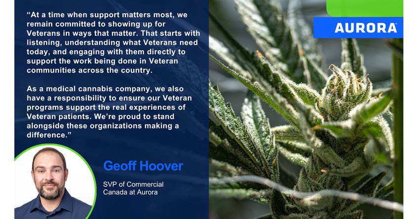  Aurora Deepens its Impact for Veterans Across Canada