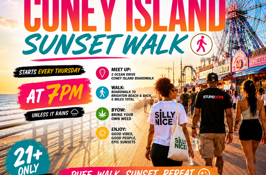  Silly Nice and stupidDOPE Return Tonight for the Second Coney Island Sunset Walk After Police Interruption at First Event