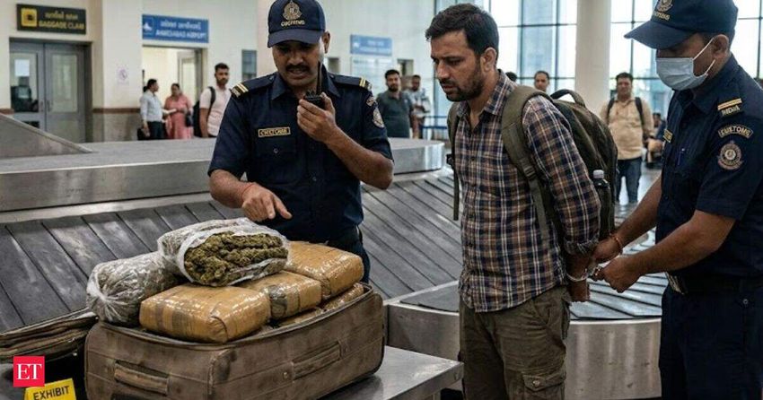  Rs 10 crore hydroponic ganja seized at Ahmedabad airport from man returning from Bangkok
