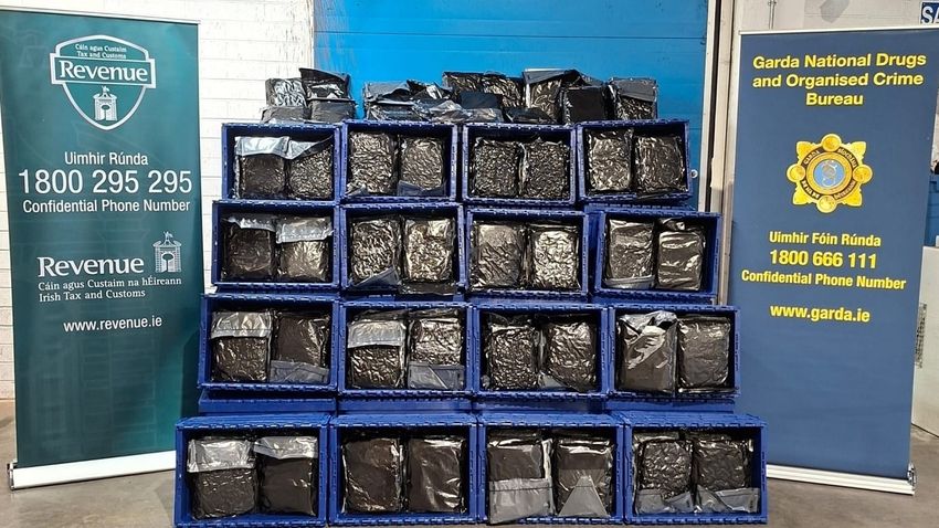  Cannabis worth around €8m seized at Dublin Port