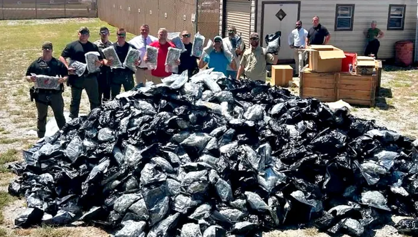  Georgia Deputies Seize 1.8K Pounds of California Pot
