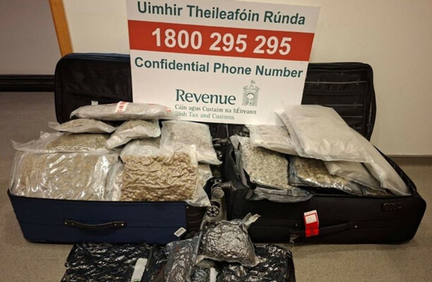  Revenue officers seize €584k worth of cannabis and €368k crystal meth in Dublin Airport