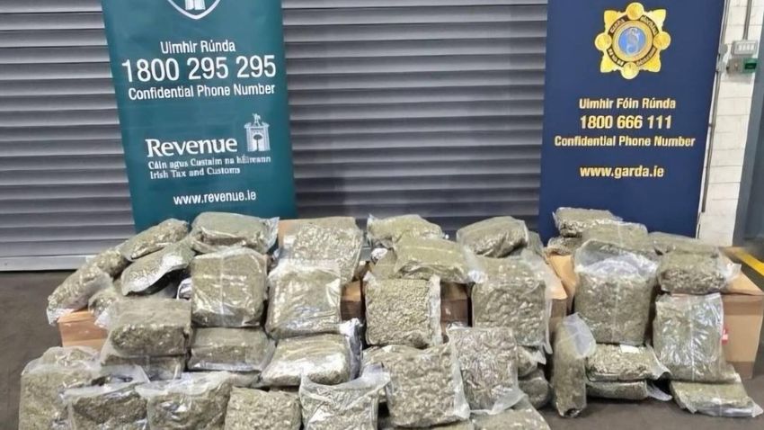  Arrest after €1.6m worth of cannabis seized in Co Louth