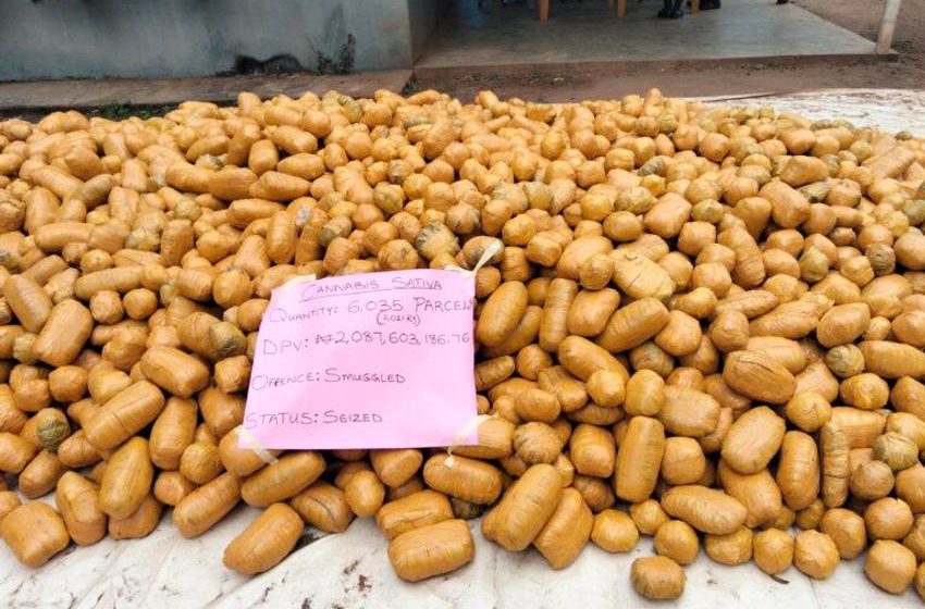  Customs seizes cannabis sativa worth N2bn in Ogun