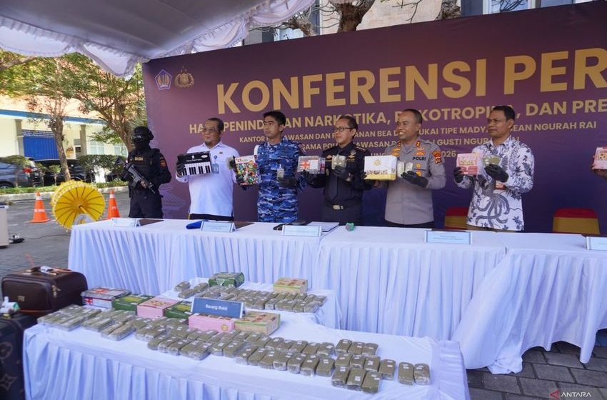  Bali Customs foils 10.1 kg marijuana smuggling attempt