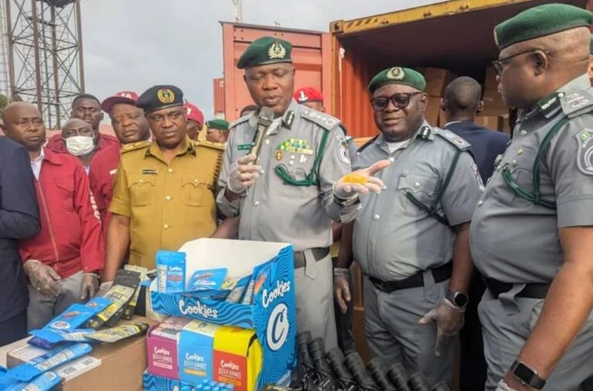  Customs intercept rifles, cannabis snacks worth N374m at Tin Can