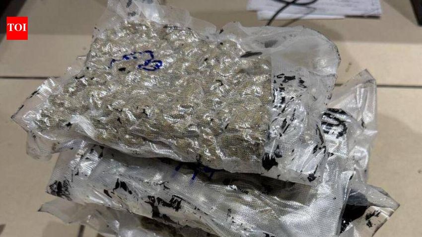  Couple from Vadodara held with 1.9kg of hydroponic ganja at SVPI Airport