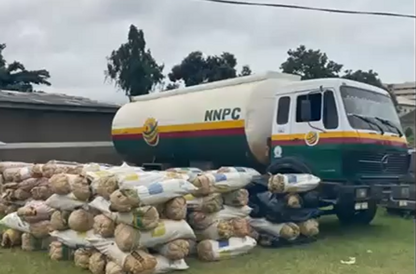  NNPC disowns tanker found with 2,145kg cannabis