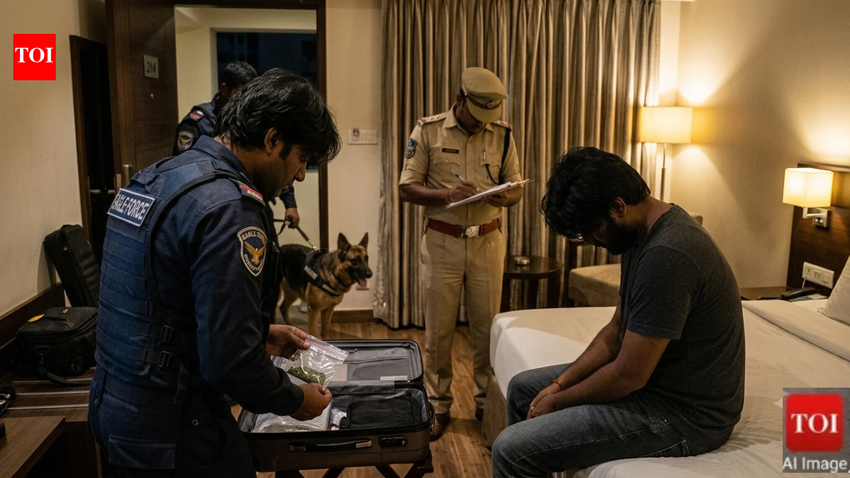  Chennai cinematographer held with ganja at Hyderabad hotel, sent to rehab