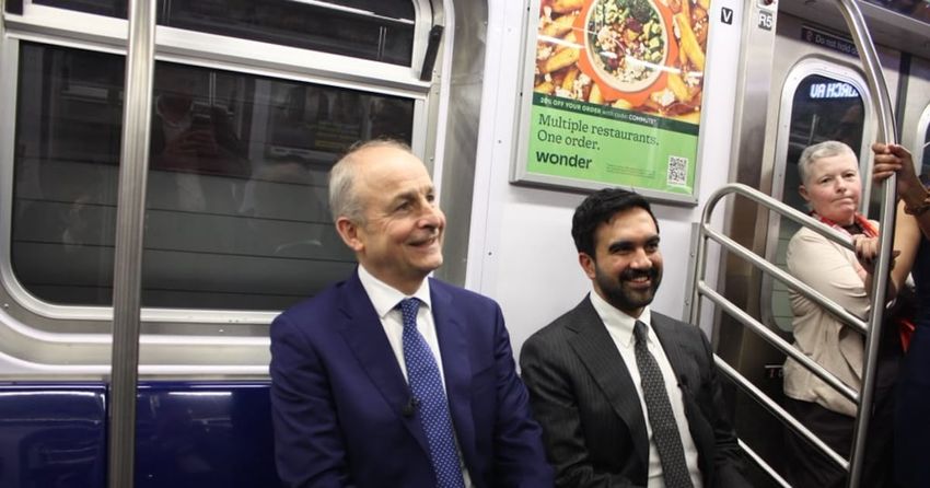  Martin and Mamdani call bingo numbers and smile for the cameras in heart of Irish New York