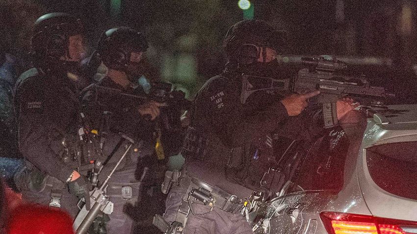  Armed police raid more homes in Middlesbrough amid outbreak of deadly gang violence with residents ‘afraid to leave homes’ following A66 crash and house fire ‘murder’