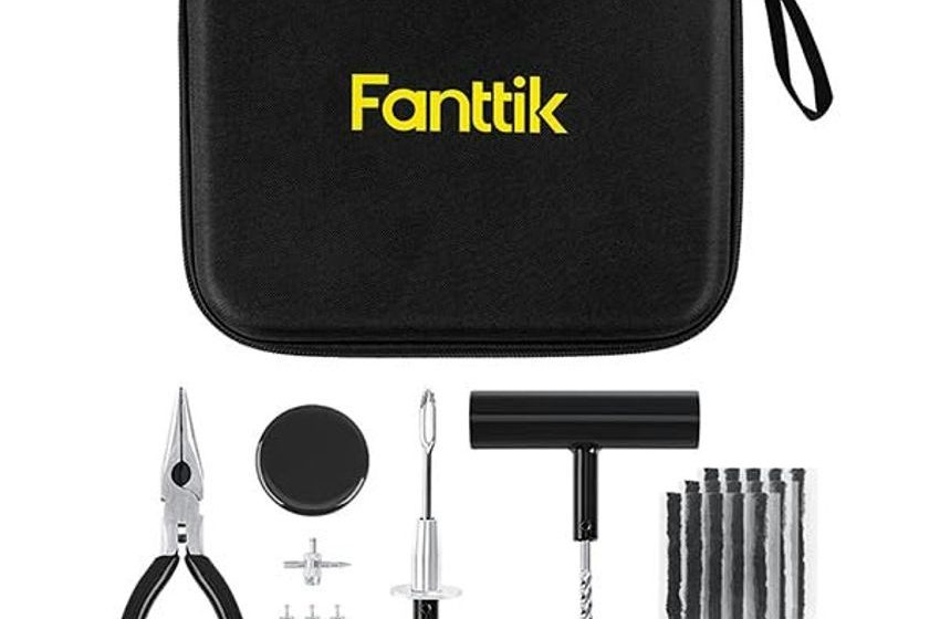  Fanttik 24-Piece Heavy Duty Tire Plug Repair Kit for $22 + free shipping w/ Prime