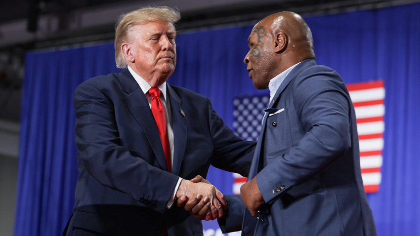  Mike Tyson predicts ‘Donald Trump will win’ midterms before joining president for New York rally