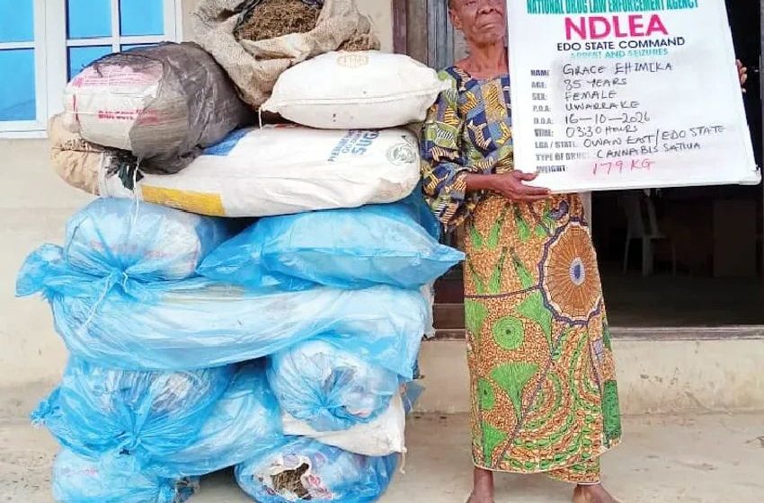  NDLEA arrests 85-year-old grandmother, five others in Edo